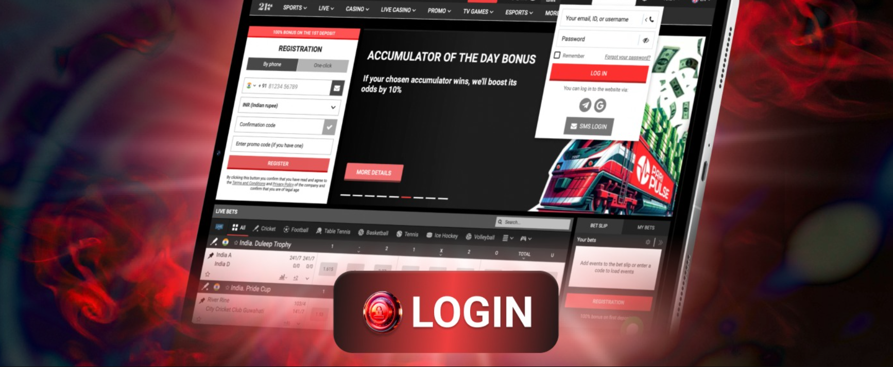 Perform Paripulse login under your account to place a bet Perform Paripulse login under your account to place a bet